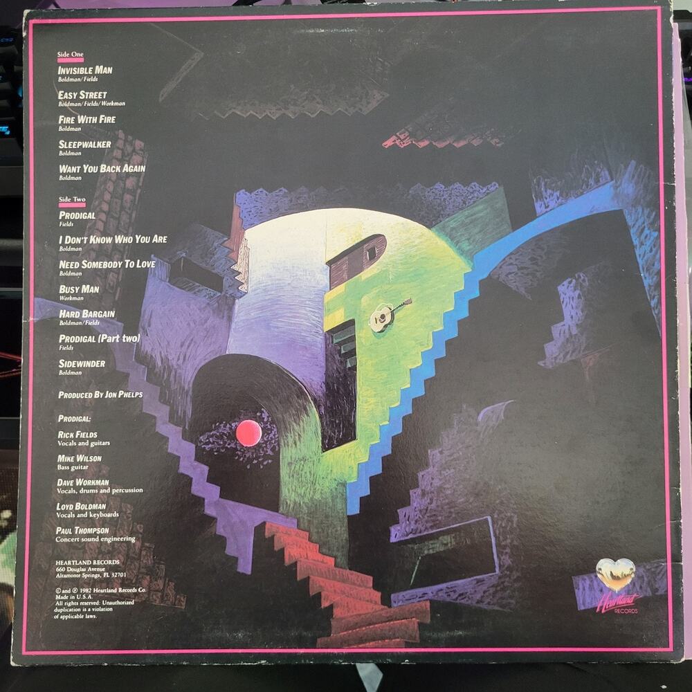 Prodigal - Prodigal (Independent) - Heartland Records 1982 HRC101 - VG+ - Picture 3 of 9